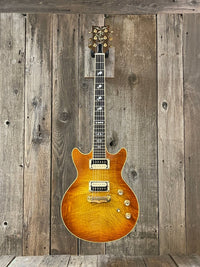 SOLD - Branzell Custom Double Cut Solid Body Electric Guitar 1980 - Mahar's Vintage Guitars