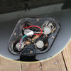 SOLD - Burny RLC 60 Les Paul Custom Black Beauty Split Diamond 1980s - Mahar's Vintage Guitars