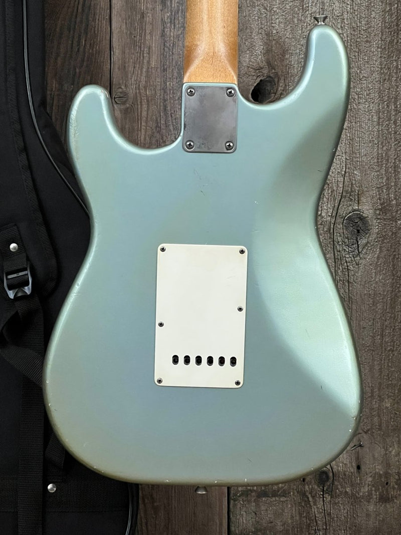 SOLD - Danocaster Double Cut 2021 Ice Blue Metallic - Mahar's Vintage Guitars