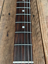 SOLD - Danocaster Double Cut 2021 Ice Blue Metallic - Mahar's Vintage Guitars