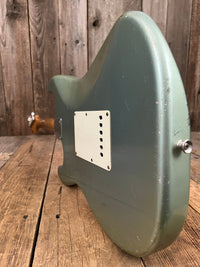 SOLD - Danocaster Double Cut 2021 Ice Blue Metallic - Mahar's Vintage Guitars