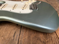 SOLD - Danocaster Double Cut 2021 Ice Blue Metallic - Mahar's Vintage Guitars
