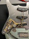 SOLD - Danocaster Double Cut 2021 Ice Blue Metallic - Mahar's Vintage Guitars