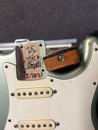 SOLD - Danocaster Double Cut 2021 Ice Blue Metallic - Mahar's Vintage Guitars