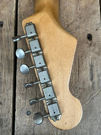 SOLD - Danocaster Double Cut 2021 Ice Blue Metallic - Mahar's Vintage Guitars