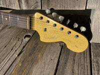 SOLD - Danocaster Offset Prototype 2020 Jazzmaster Gold Sparkle - Mahar's Vintage Guitars