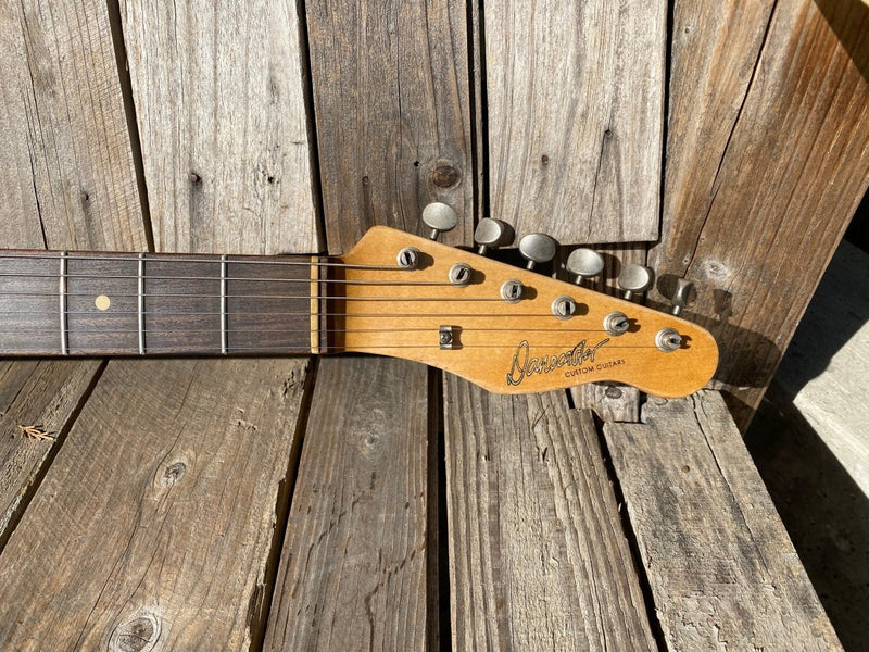 SOLD - Danocaster Single Cut 2020 Inca Silver - Mahar's Vintage Guitars