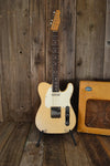 SOLD - Danocaster Single Cut White Guard Rosewood Fretboard 2014 6lb 5oz - Mahar's Vintage Guitars