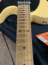 SOLD - Danocaster Telecaster Butterscotch Blonde Black Guard 2022 - Mahar's Vintage Guitars