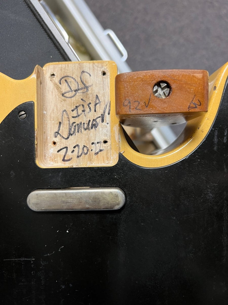 SOLD - Danocaster Telecaster Butterscotch Blonde Black Guard 2022 - Mahar's Vintage Guitars