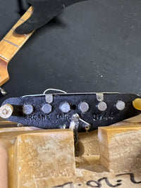SOLD - Danocaster Telecaster Butterscotch Blonde Black Guard 2022 - Mahar's Vintage Guitars