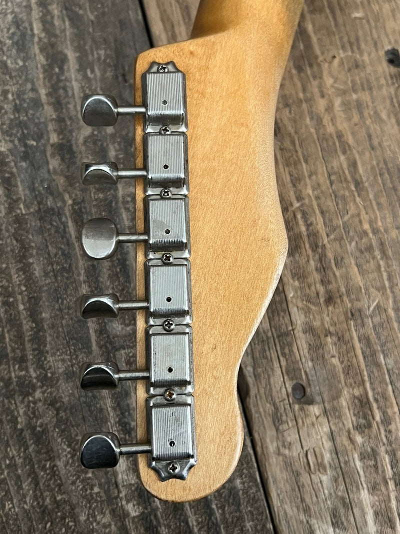 SOLD - Danocaster Telecaster Butterscotch Blonde Black Guard 2022 - Mahar's Vintage Guitars