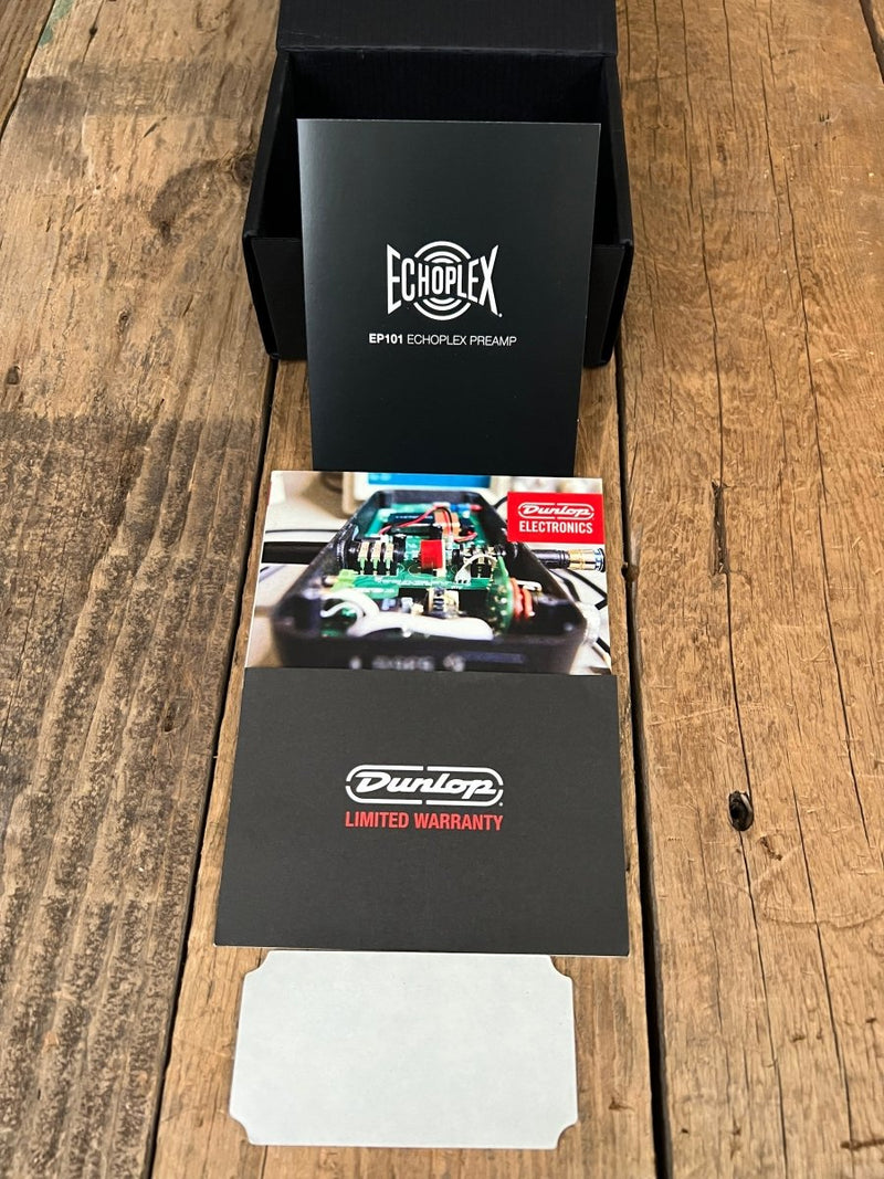 SOLD - Dunlop Echoplex Preamp Guitar Effects Pedal EP101 Like New In Box - Mahar's Vintage Guitars