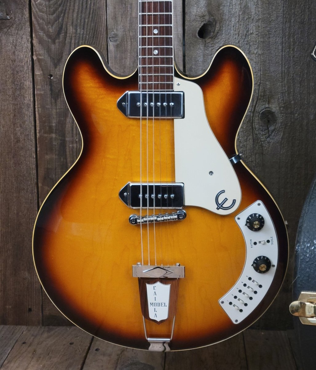 SOLD - Epiphone Al Caiola Standard 1968 Near Mint Condition with Hang Tag - Mahar's Vintage Guitars