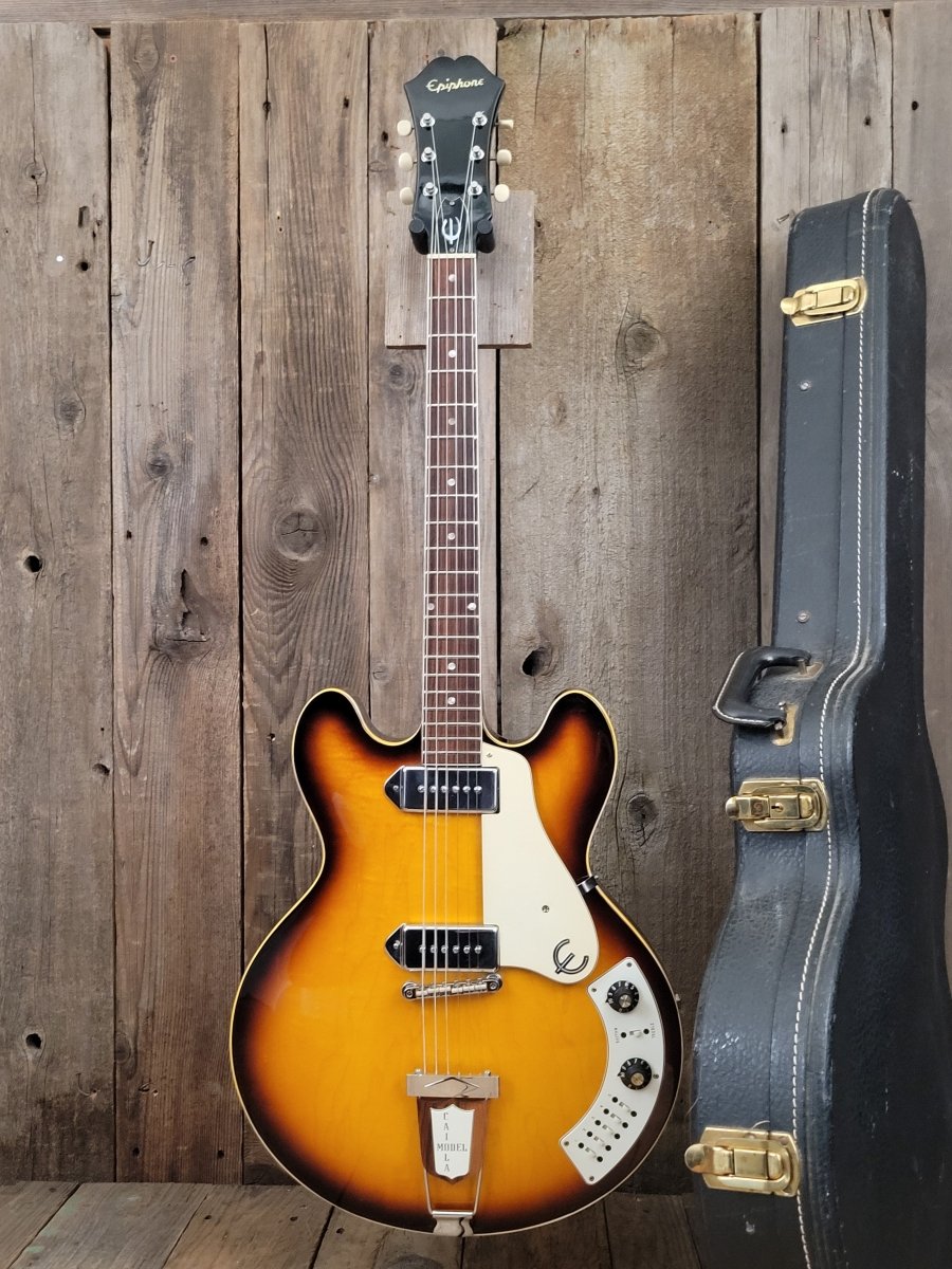 SOLD - Epiphone Al Caiola Standard 1968 Near Mint Condition with Hang Tag - Mahar's Vintage Guitars