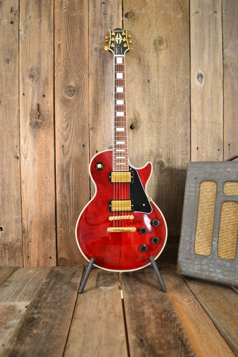 SOLD - Epiphone Elitist Les Paul Custom 2004 Near Mint Japan - Mahar's Vintage Guitars