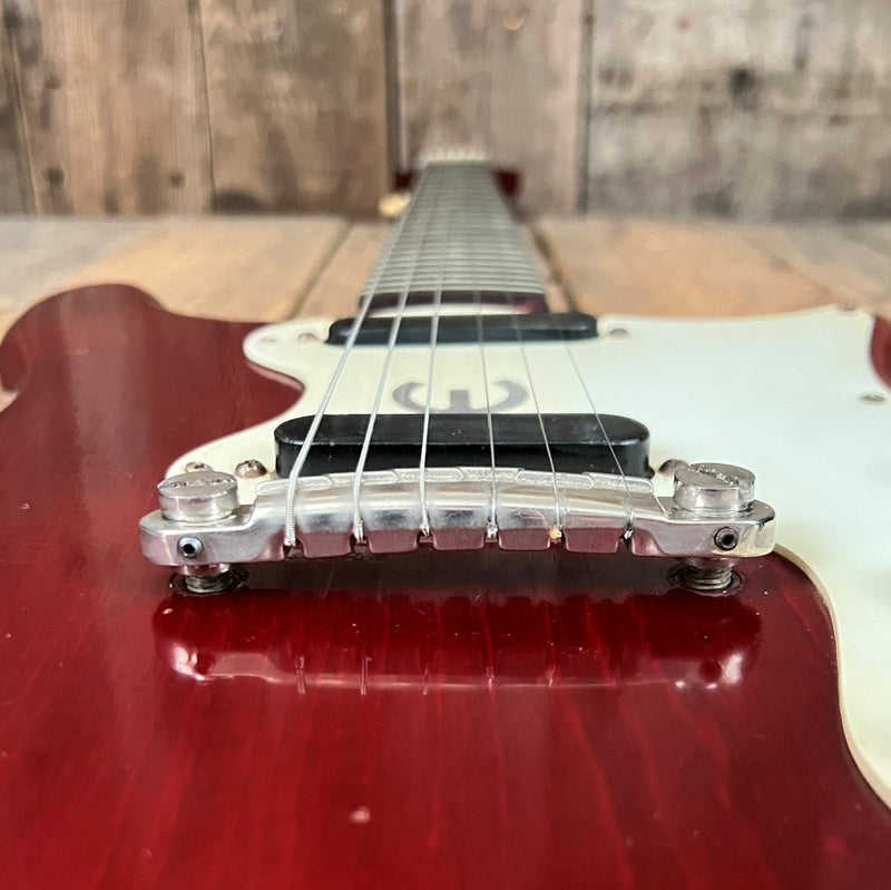 SOLD - Epiphone Olympic Double 1965 Cherry Finish SB722D - Mahar's Vintage Guitars