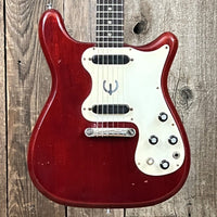 SOLD - Epiphone Olympic Double 1965 Cherry Finish SB722D - Mahar's Vintage Guitars