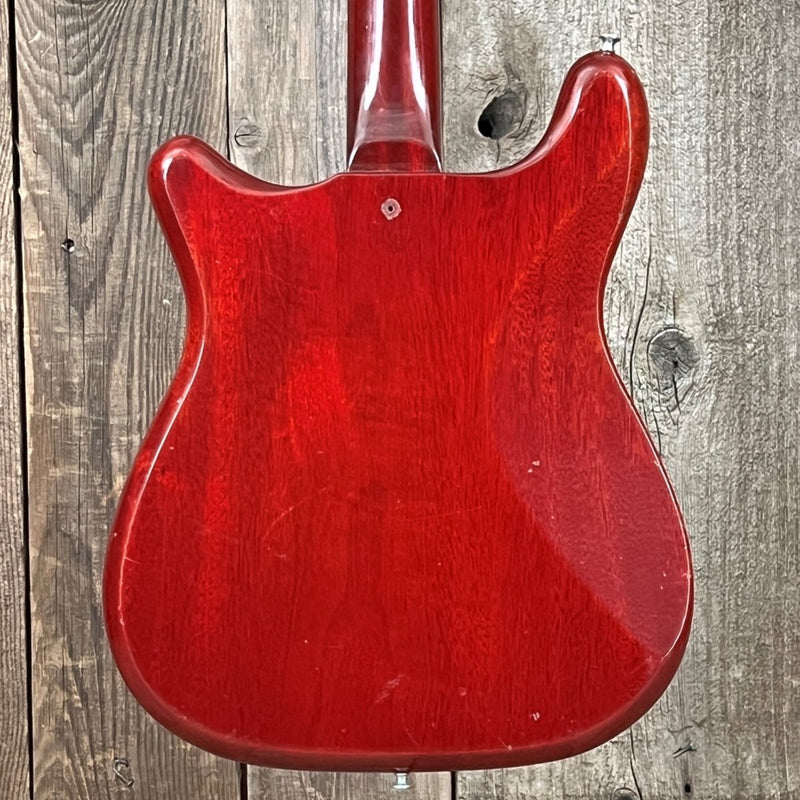SOLD - Epiphone Olympic Double 1965 Cherry Finish SB722D - Mahar's Vintage Guitars