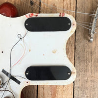 SOLD - Epiphone Olympic Double 1965 Cherry Finish SB722D - Mahar's Vintage Guitars