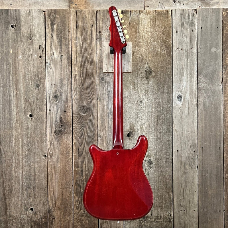 SOLD - Epiphone Olympic Double 1965 Cherry Finish SB722D - Mahar's Vintage Guitars