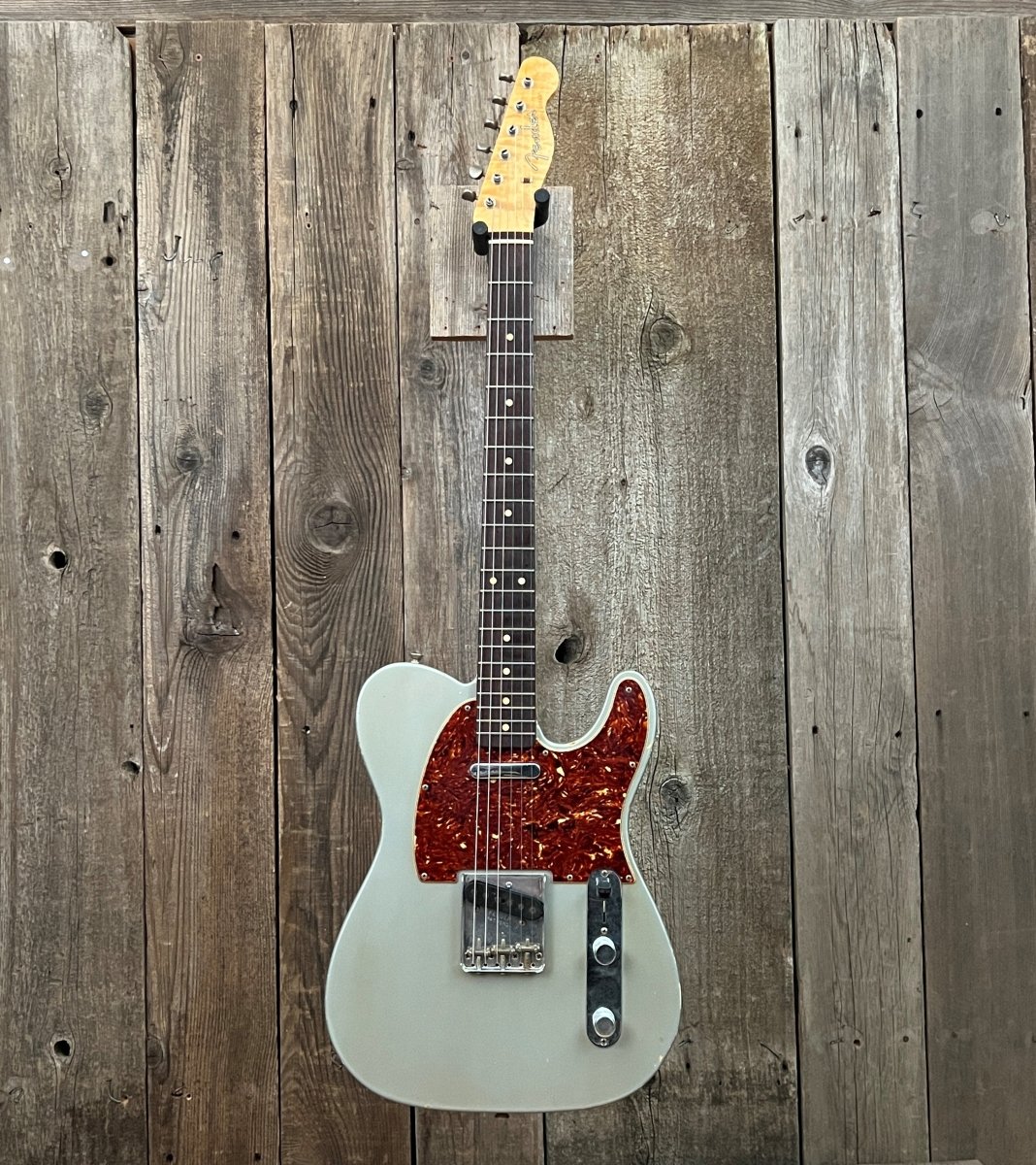 SOLD - Fender 1960 Telecaster Relic John Cruz Masterbuilt Inca Silver 2004 - Mahar's Vintage Guitars