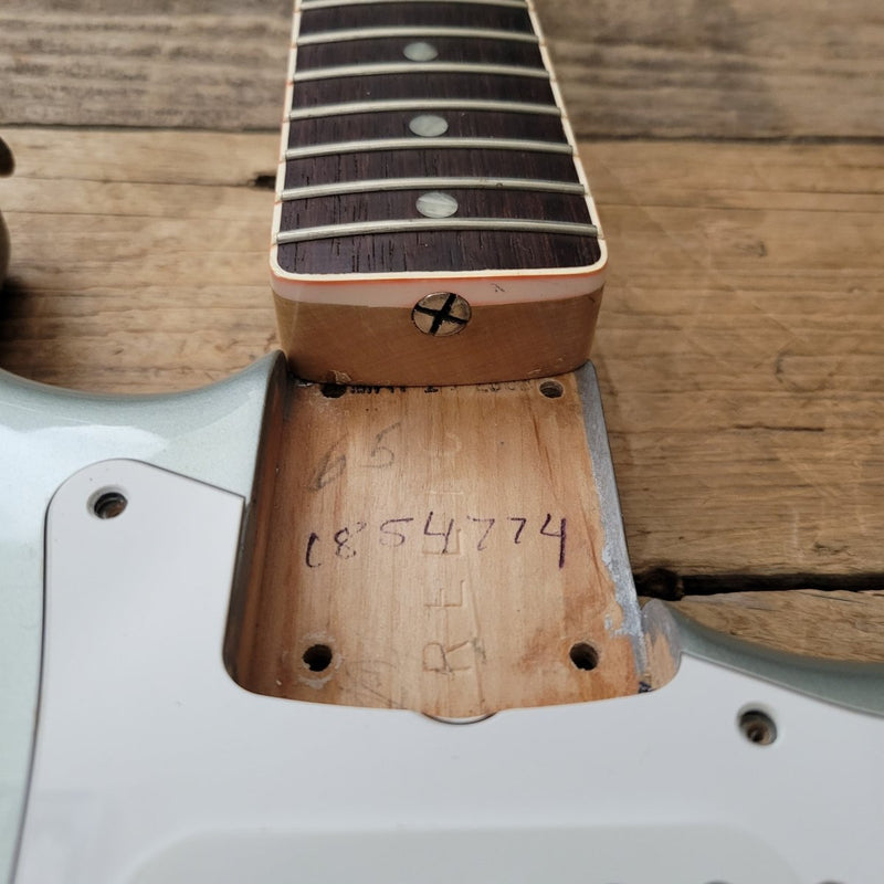 SOLD - Fender 1965 Stratocaster NOS Custom Shop 2003 - Inca Silver - Mahar's Vintage Guitars