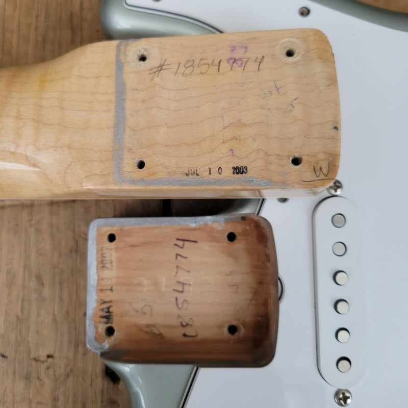 SOLD - Fender 1965 Stratocaster NOS Custom Shop 2003 - Inca Silver - Mahar's Vintage Guitars