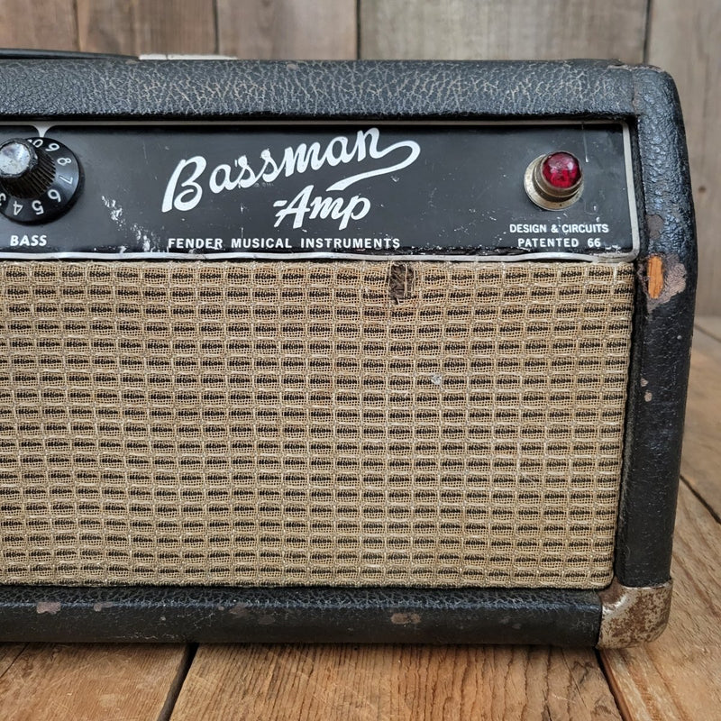 SOLD - Fender Bassman 2 Channel 50 watt Head AA165 - 1967 - Mahar's Vintage Guitars