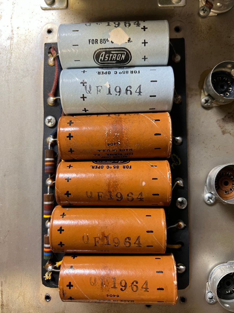 SOLD - Fender Bassman 6G6-B 1964 Blonde Black Panel Pre CBS