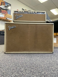 SOLD - Fender Bassman 6G6 - B Head and cabinet 1963 Blonde and Wheat - Mahar's Vintage Guitars