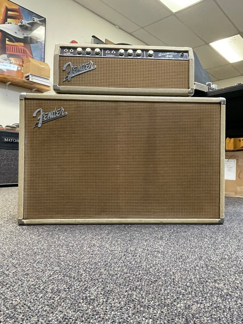 SOLD - Fender Bassman 6G6 - B Head and cabinet 1963 Blonde and Wheat - Mahar's Vintage Guitars