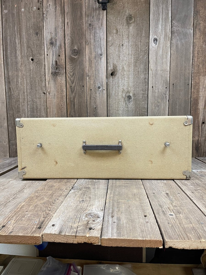 SOLD - Fender Bassman 6G6 - B Head and cabinet 1963 Blonde and Wheat - Mahar's Vintage Guitars