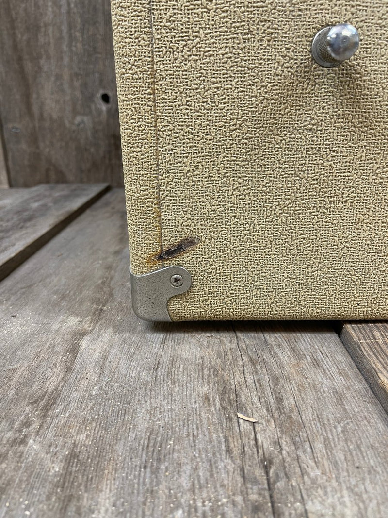 SOLD - Fender Bassman 6G6 - B Head and cabinet 1963 Blonde and Wheat - Mahar's Vintage Guitars