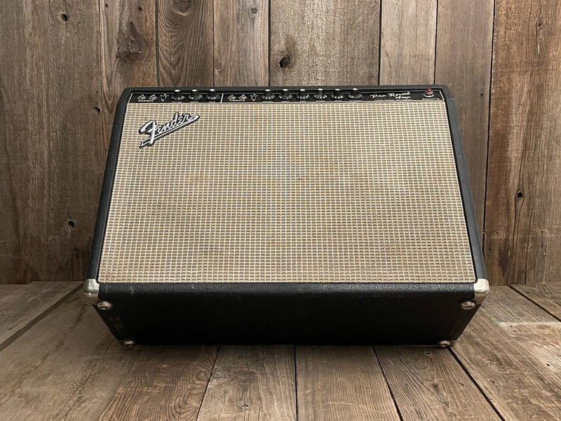 SOLD - Fender Blackpanel Pro Reverb Export Model AA165 1967 - Mahar's Vintage Guitars