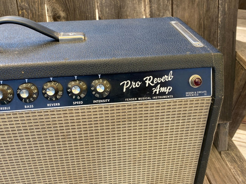 SOLD - Fender Blackpanel Pro Reverb Export Model AA165 1967 - Mahar's Vintage Guitars