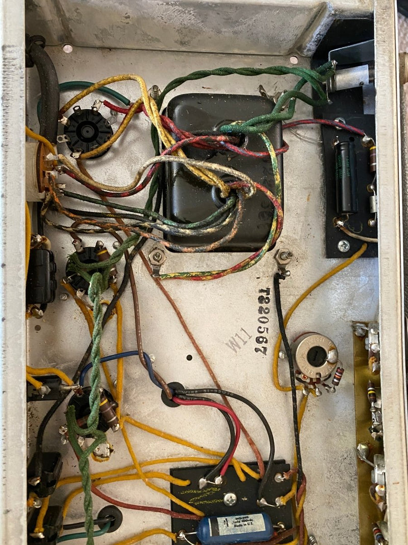 SOLD - Fender Blackpanel Pro Reverb Export Model AA165 1967 - Mahar's Vintage Guitars