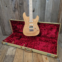 SOLD - Fender Carved Top Stratocaster One Piece Birdseye Neck - 1998 Custom Shop Mint - Mahar's Vintage Guitars