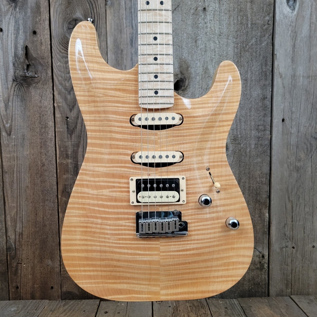 SOLD - Fender Carved Top Stratocaster One Piece Birdseye Neck - 1998 Custom Shop Mint - Mahar's Vintage Guitars