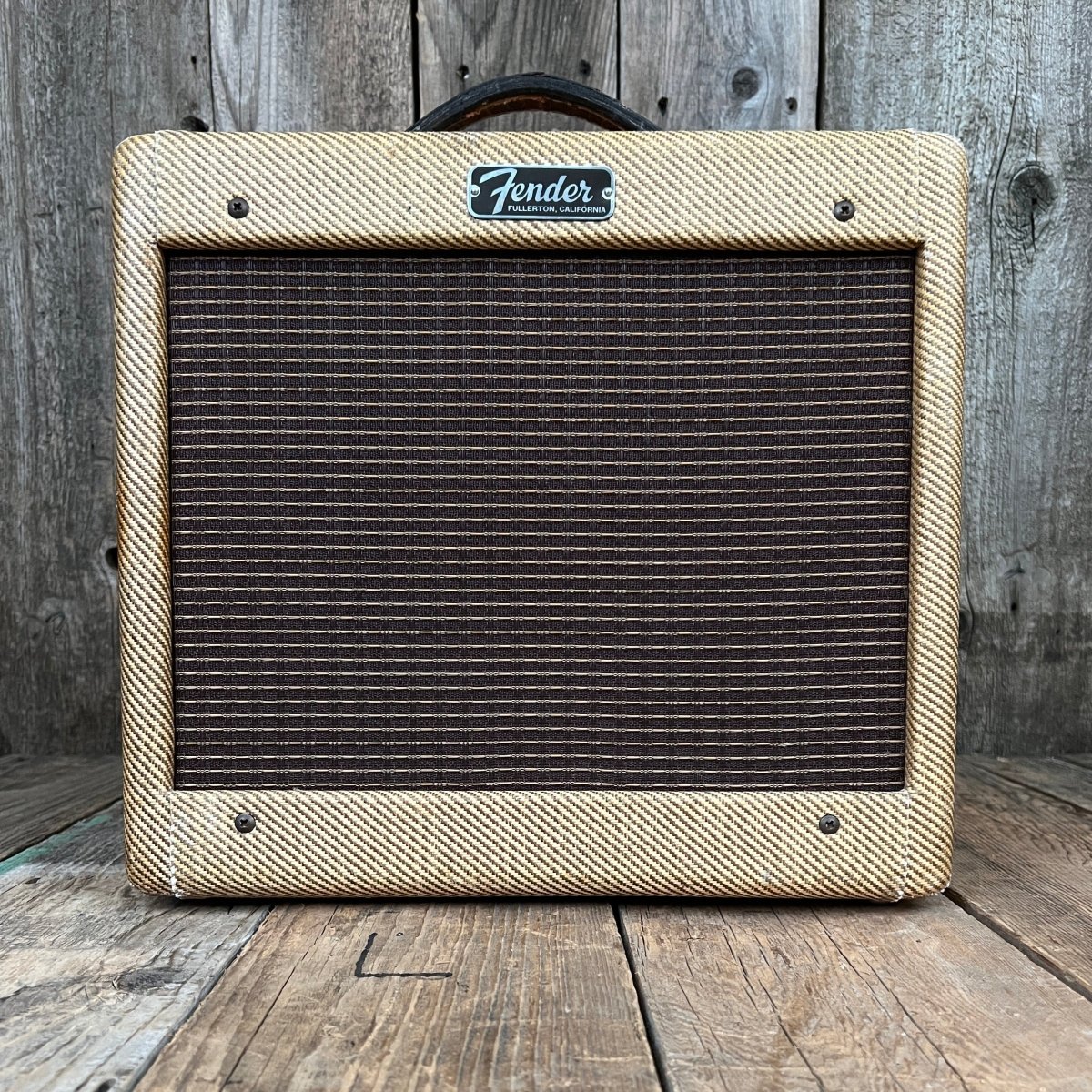 SOLD - Fender Champ 5F1 Tweed 1961 - Mahar's Vintage Guitars