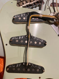 SOLD - Fender Custom Shop 1959 Stratocaster Journeyman Limited Edition relic Sonic Blue 2016 - Mahar's Vintage Guitars