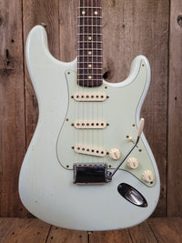 SOLD - Fender Custom Shop 1959 Stratocaster Journeyman Limited Edition relic Sonic Blue 2016 - Mahar's Vintage Guitars