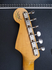 SOLD - Fender Custom Shop 1959 Stratocaster Journeyman Limited Edition relic Sonic Blue 2016 - Mahar's Vintage Guitars