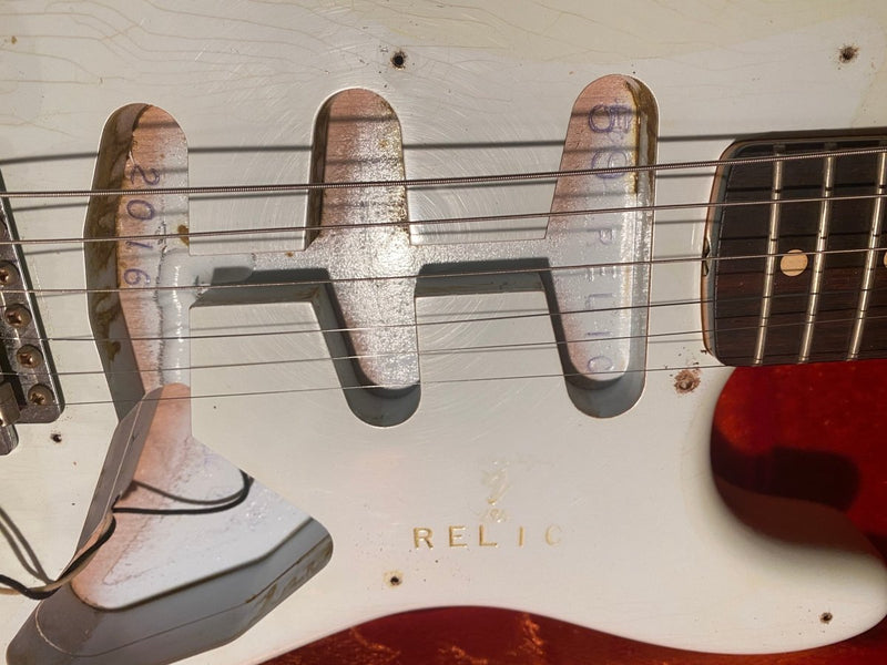 SOLD - Fender Custom Shop 1959 Stratocaster Journeyman Limited Edition relic Sonic Blue 2016 - Mahar's Vintage Guitars