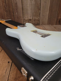 SOLD - Fender Custom Shop 1959 Stratocaster Journeyman Limited Edition relic Sonic Blue 2016 - Mahar's Vintage Guitars