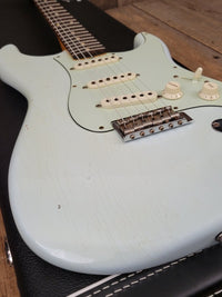 SOLD - Fender Custom Shop 1959 Stratocaster Journeyman Limited Edition relic Sonic Blue 2016 - Mahar's Vintage Guitars