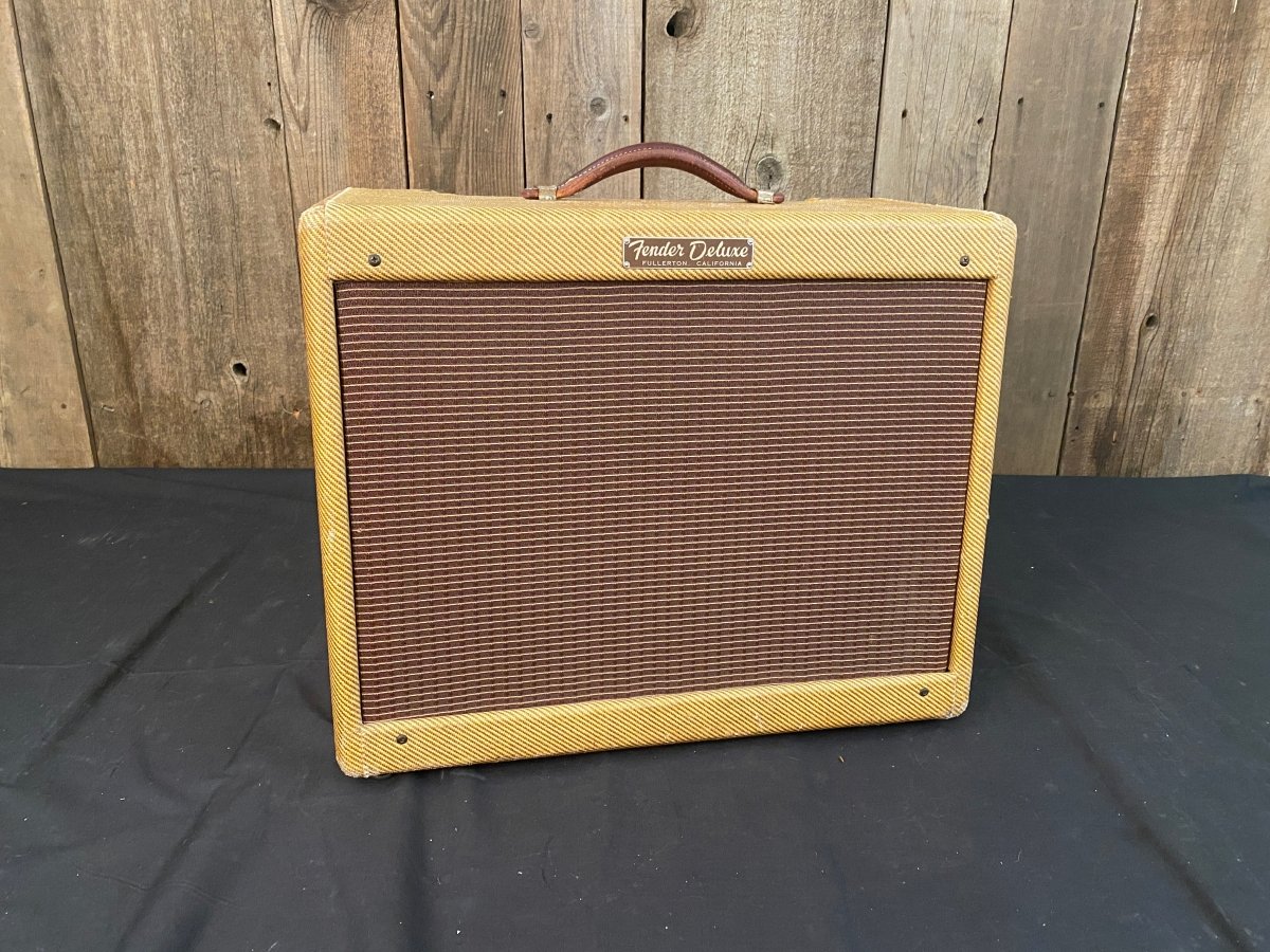 SOLD - Fender Deluxe 5E3 Tweed 1956 - Mahar's Vintage Guitars