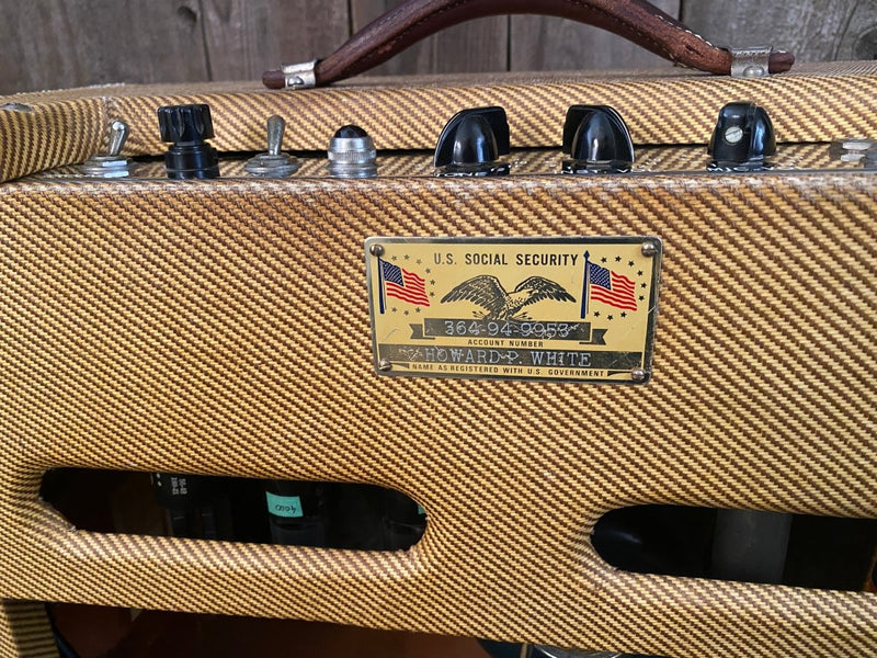SOLD - Fender Deluxe 5E3 Tweed 1956 - Mahar's Vintage Guitars
