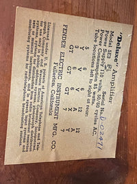 SOLD - Fender Deluxe 5E3 Tweed 1956 - Mahar's Vintage Guitars