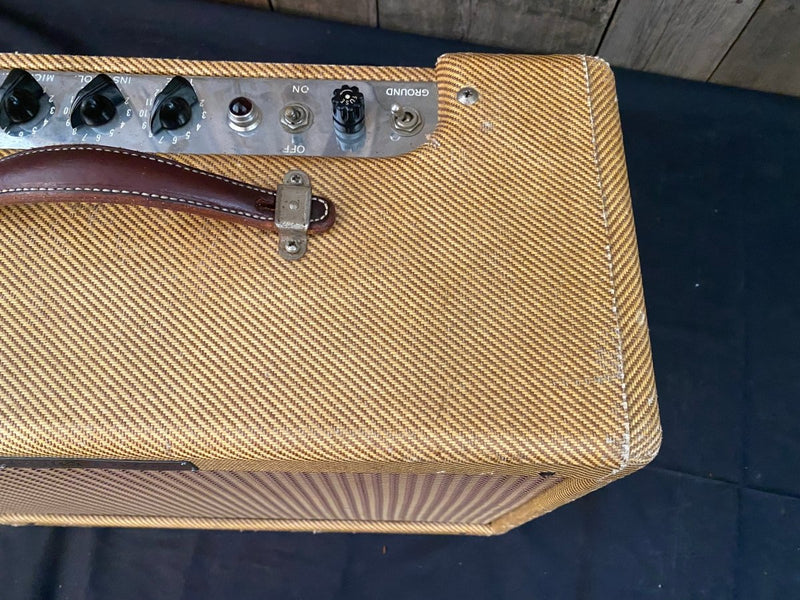 SOLD - Fender Deluxe 5E3 Tweed 1956 - Mahar's Vintage Guitars